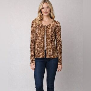 Merona Leopard Print Women's cardigan